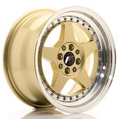 Japan Racing Wheels JR6 8x16 4x100/114.3 CB67.1 Gold w/Machined Lip