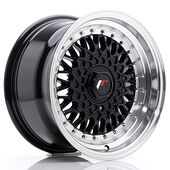 Japan Racing Wheels JR9 8x15 4x100/108 CB74.1 Gloss Black w/Machined Lip