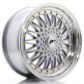 Japan Racing Wheels JR9 8x18 5x112/120 CB74.1 Silver w/Machined Lip