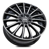 MSW 30 G.Blk F.Pol 9x18 5x112 ET40 CB73.1
