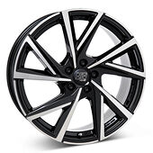 MSW 80 G.Blk/Pol 5x17 4x100 ET40 CB54.1