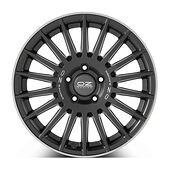 OZ Rally Desert M.Blk/Pol Lip 8x18 5x108 ET35 CB75.1