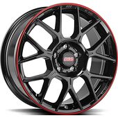 BBS BBS XR Black Red 7,5x17 5/100 ET35 CB70,0 60°