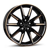 BORBET BORBET LX18 black glossy gold spoke rim 8x18 5/108 ET45 CB72,6 60°