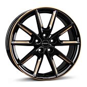 BORBET BORBET LX18 black glossy gold spoke rim 8x18 5/114,3 ET40 CB72,6 60°