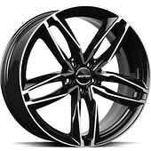 GMP GMP Atom Black Diamond 7,5x17 5/100 ET35 CB57,1 Kulkona R13