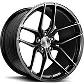 Rautamo R-SERIES R8 Gloss Black Tinted Face 10,5x20 5/112 ET30 CB66,6 60°