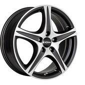 Ronal RONAL R56 MATT BLACK FRONT CUT 7x17 5/110 ET40 CB65,1