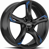 Ronal RONAL R62 Blue JET BLACK 8x19 5/112 ET30 CB66,6 60°