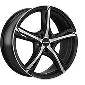 Ronal RONAL R62 JET BLACK MATT FRONT CUT 8,5x20 5/112 ET30 CB76,0 Kulkona R13