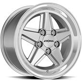 Ronal RONAL R9 SILVER RIM LIP CUT 7x15 5/112 ET23 CB66,6 Kulkona R12