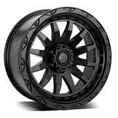 Statusfälgar A209 Flatblack 8,5x17 6/139,7 ET0 CB106,1 60°