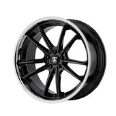 Statusfälgar AB23 Gloss Black Chrome Lip 10,5x20 5/112 ET38 CB72,6 60°