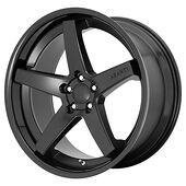 Statusfälgar AB31 Satin Black Gloss Black Lip 10,5x22 5/112 ET35 CB72,6 60°