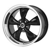 Statusfälgar AR105 Gloss Black Machined Lip 7x16 5/100 ET35 CB57,1 60°