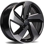 Statusfälgar Arrow Black Front Polished 7,5x17 5/112 ET42 CB57,1 60°