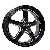 Statusfälgar B162 Black machined 8x18 5/112 ET35 CB73,1 60°