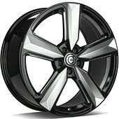 Statusfälgar Blast Black front polished edges polished 8,5x20 5/112 ET30 CB66,5 60°