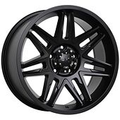 Statusfälgar D62 Flatblack 9x17 5/120 ET25 CB74,1 60°