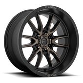 Fuel D762 CLASH MATTE BLACK DOUBLE DARK TINT 12x22 6/135 ET-44 CB87,1 60°
