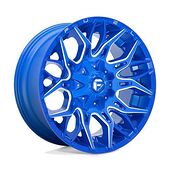 Fuel D770 TWITCH ANODIZED BLUE MILLED 12x22 8/165,1 ET-44 CB125,2 60°