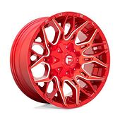 Fuel D771 TWITCH CANDY RED MILLED 10x22 8/170 ET-18 CB125,1 60°