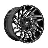 Fuel D773 TYPHOON GLOSS BLACK MILLED 10x20 8/180 ET-18 CB124,3 60°