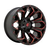 Fuel D787 ASSAULT MATTE BLACK RED MILLED 10x20 5/114,3/127 ET-18 CB78,1 60°