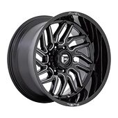 Fuel D807 HURRICANE GLOSS BLACK MILLED 12x22 8/165,1 ET-44 CB125,1 60°