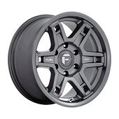 Fuel D838 SLAYER MATTE GUNMETAL 8,5x17 5/127 ET-15 CB71,5 60°