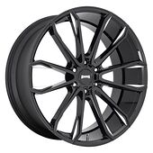 Statusfälgar DC252 GLOSS BLACK MILLED 10x24 6/139,7 ET30 CB106,1 60°