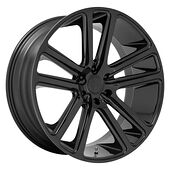 Statusfälgar DC256 Gloss Black 10x24 5/115 ET20 CB71,6 60°