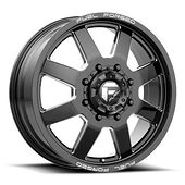 Statusfälgar DE09 FF09D MATTE BLACK MILLED 8,25x22 8/200 ET-202 CB142,2 60°