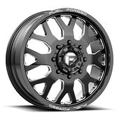 Statusfälgar DE19 FF19D GLOSS BLACK MILLED 8,25x22 8/165,1 ET-265 CB121,5 60°