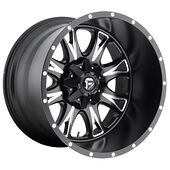 Fuel FC513 MATTE BLACK MILLED 6,5x17 8/200 ET-140 CB142,0 60°