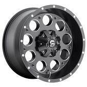 Fuel FC525 MATTE BLACK MILLED 9x18 6/135/139,7 ET-12 CB106,1 60°