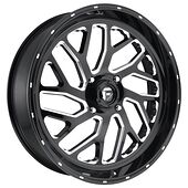 Fuel FC581 GLOSS BLACK MILLED 12x26 5/127/139,7 ET-44 CB87,1 60°
