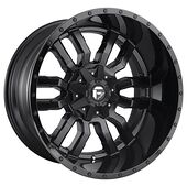 Fuel FC596 MATTE BLACK GLOSS BLACK LIP 9x20 8/170 ET1 CB125,1 60°