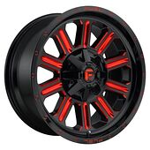 Fuel FC621 GLOSS BLACK RED TINTED CLEAR 10x20 5/114,3/127 ET-18 CB78,1 60°