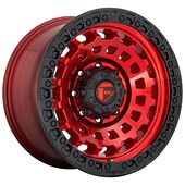 Fuel FC632 CANDY RED BLACK BEAD RING 9x18 5/127 ET-12 CB71,5 60°