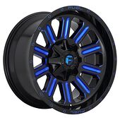 Fuel FC646 GLOSS BLACK BLUE TINTED CLEAR 10x20 5/114,3/127 ET-18 CB78,1 60°