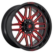 Fuel FC663 GLOSS BLACK RED TINTED CLEAR 10x20 5/127 ET-18 CB78,1 60°