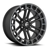 Fuel FC720 Matte Black Double Dark Tint Machined 9x17 6/139,7 ET-12 CB106,1 60°