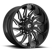 Fuel FC744 Gloss Black Milled 12x22 8/170 ET-44 CB125,1 60°