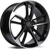 Statusfälgar Flame Black Front Polished 8x18 5/112 ET45 CB66,5 60°