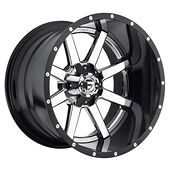 Statusfälgar FT260 CHROME PLATED GLOSS BLACK LIP 14x24 6/135/139,7 ET-75 CB106,1 60°