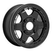 Fuel FV922 Matte Black With Black Ring 6x15 4/137 ET38 CB110,2 60°