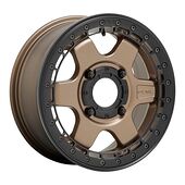 Fuel FV924 Matte Bronze With Black Ring 6x15 4/156 ET38 CB132,0 60°