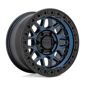 Statusfälgar KM549 GRS MIDNIGHT BLUE W/ GLOSS BLACK LIP 8,5x17 6/120 ET0 CB66,9 60°