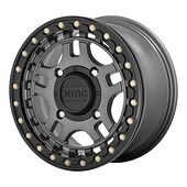 Statusfälgar KS240 Gun Metal With Gloss Black Ring 7x15 4/137 ET38 CB112,0 60°